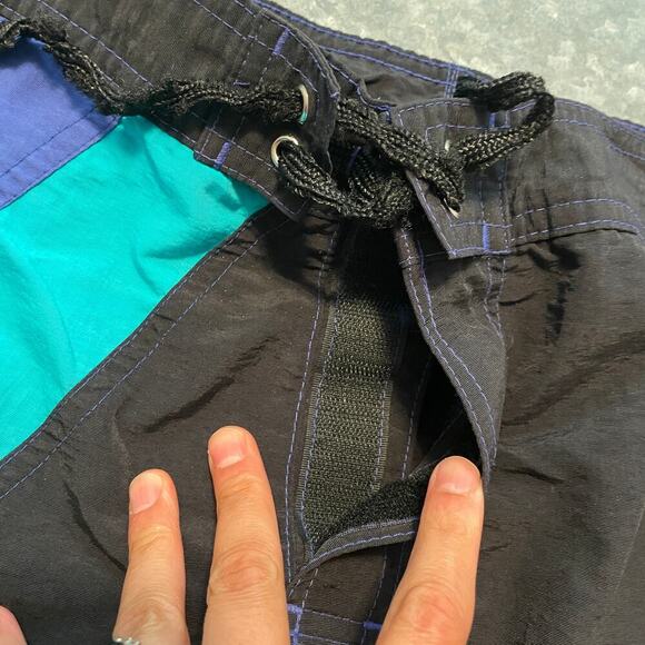 Vintage Speedo Board Shorts Mens 38 Swim Trunks Active Athleisure Retro 90s Y2K - Picture 3 of 12